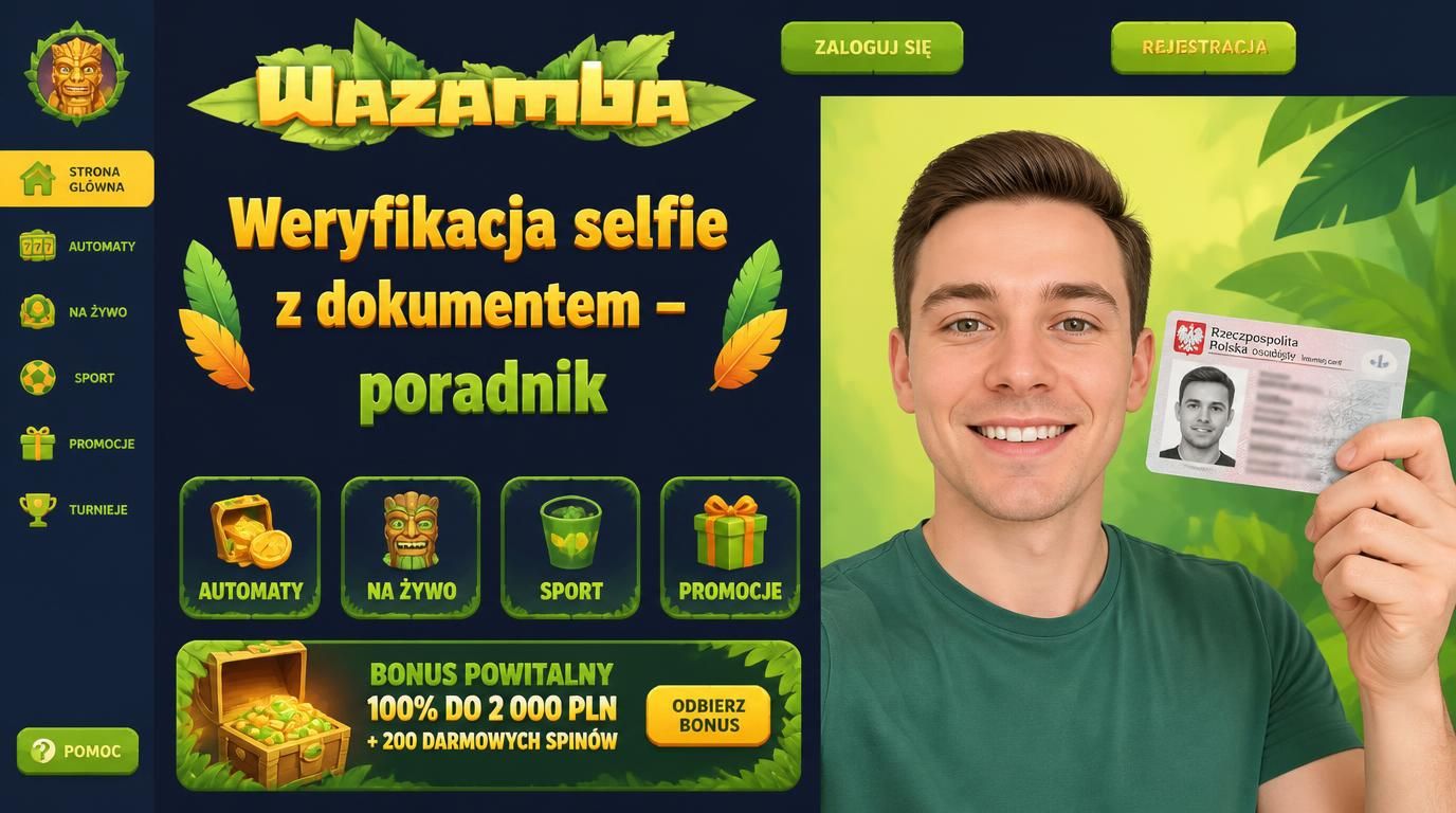 gracz podczas weryfikacji tożsamości przez selfie